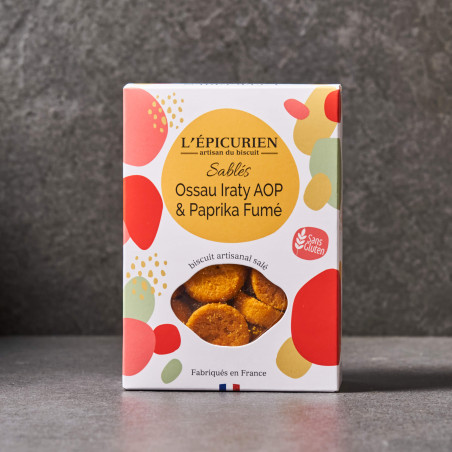 Sablés Ossau Iraty AOP & Paprika Fumé