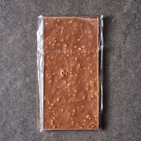 Milk almond chocolate bar