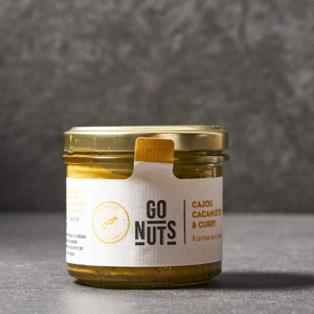 Curry Peanut Butter Cashew Spread - GO NUTS