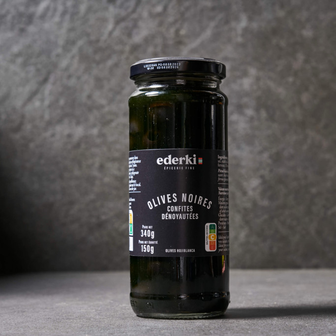 Olives noires confites - EDERKI